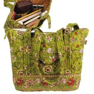  Maggi B French Country Evergreen Everyday Tote Handbag 