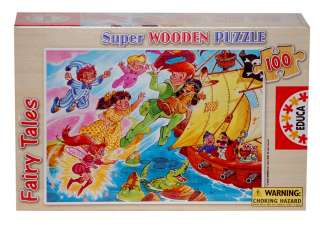 Fairy Tales Peter Pan Super Wooden Jigsaw Puzzle  