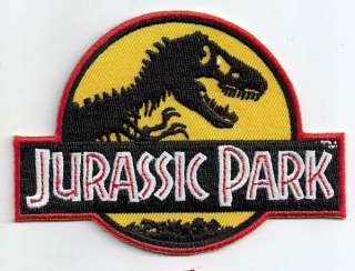 Jurassic Park Logo Embroidered Patch  