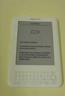  Kindle 2 Wireless 3G eBook eReader D00511 White  