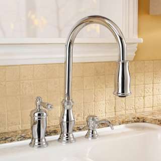 Pfister Polished Chrome Hanover Kitchen Faucet Pullout  