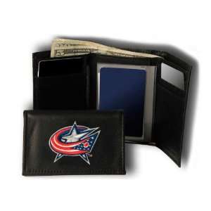  Columbus Blue Jackets Embroidered Trifold Wallet Sports 