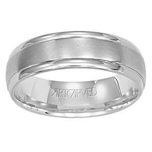  ARTCARVED BELLE 1/5 Carat Diamond Palladium Wedding Ring 