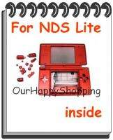 NDS Lite NDSL Housing Shell Replacement case Red New  