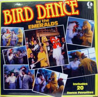 THE EMERALDS bird dance LP vinyl NU 5470 VG+ 1982  