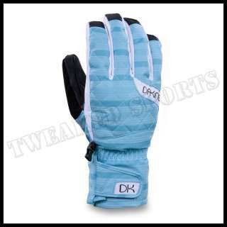NEW Dakine Camino Short Gloves Snowboard   Blue Stripes   Large  