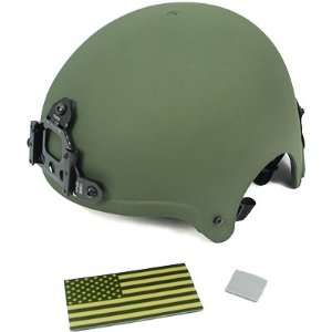   Arms Plastic IBH Helmet w/ NVG Mount   OD Green