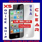 4X NEW CLEAR LCD SCREEN PROTECTOR   SAMSUNG ROGUE U960  