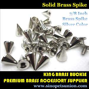 400 Cone Spikes Screwback Spike Studs Leathercraft 3/8  