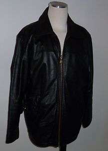 Wilsons M. Julian Black Leather Jacket Size L  
