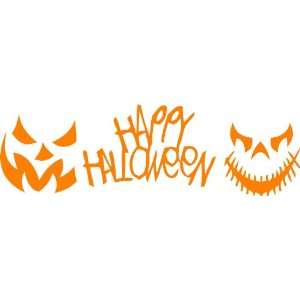 Vinyl Wall Decal   Happy Halloween   selected color Baby Blue   Want 