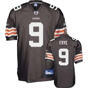  Charlie Frye Reebok Authentic Brown Cleveland Browns 