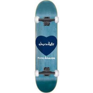  Chocolate M. Johnson Heart Complete Skateboard   8.12 w 