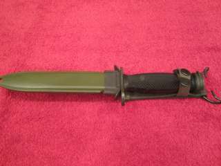 US M1 Carbine Plastic Handle M4 Bayonet with Scabbard  
