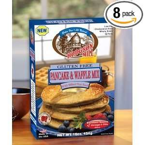 Hodgson Mill, Gluten Free Pancake and Waffle Mix, 16 oz (Pack of 4)