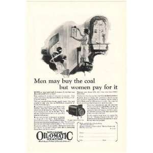  1926 Williams Oil O Matic Heating Women Clean Walls Print 