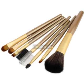Makeup Brush Set Travel Cosmetic Pack Eyeshadow Blush Powder Lip 