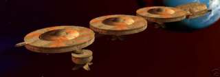Mining Ship Battlestar Galactica Spacecraft Wood Model  