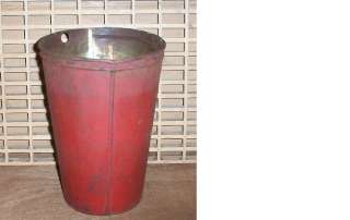 Sap Bucket Old RED BUCKETS Tin Maple Syrup NICE DECOR Planter L@@K 