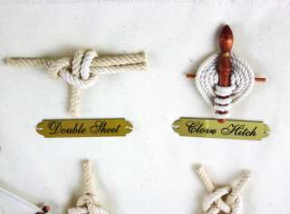 Sailor`s Knot Chart Wall Hanging Beach Sailing Nautical  