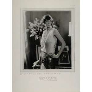  1926 Print Portrait Margaret Fahnestock Holcombe Stokes 