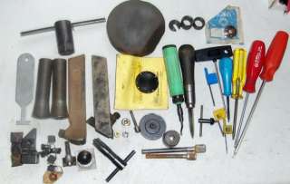 Machinist Misc Tool Lot Torx, Scrapers, Stone, Lathe Tools  
