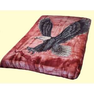  Queen Solaron Eagle Mink Blanket