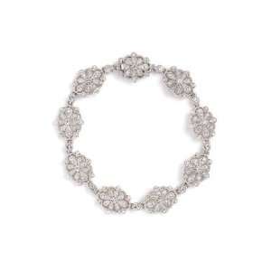  Nadri Filigree Flower Line Bracelet ( Exclusive 