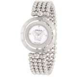   S099 Eon Two Rings Mother Of Pearl Diamond Steel Bracelet Watch