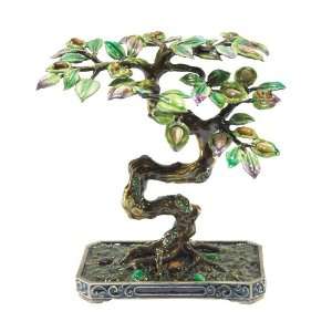 Olivia Riegel Lucky Stone Jade Decorative Hand Enameled 5.5 Tree With 