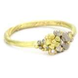 vibes fairytale 18 karat white and yellow gold diamond ring size 6 5 $ 