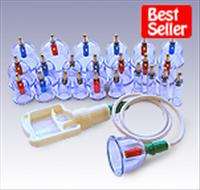 Chinese Medical 24 Cup Body Cupping Set 16 Magnet Point Kangzhu B24 
