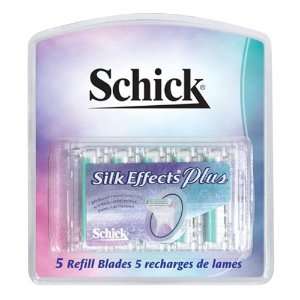  Schick Silk Effects Plus Refill ~5 Refills Health 