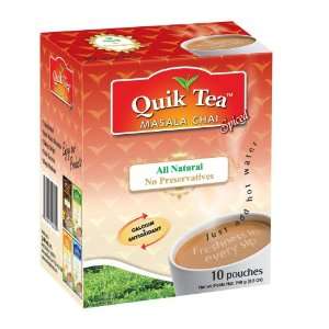 Quick Tea Masala Chai   10 Pouches Grocery & Gourmet Food
