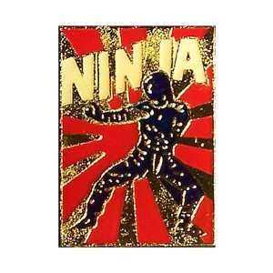  Ninja in the Rising Sun Lapel / Hat Pin 