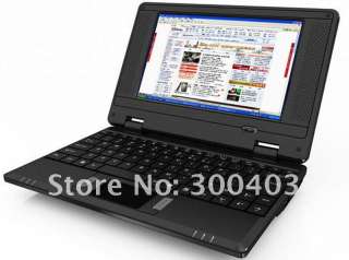  7 inch mini laptop notebook,VIA8650 windows ce android 2 