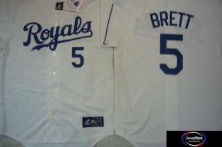 KC Royals GEORGE BRETT Sewn Baseball Jersey XXXXL 4XL  