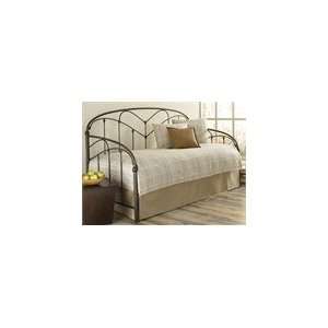  Fashion Bed Pomona Traditional Iron Daybed with Hazelnut 