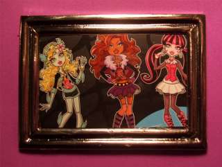 Monster High Barbie Doll house OOAK furniture framed picture Lagoona 