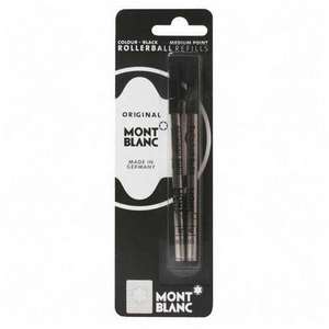   Pen Refill   Medium Point   Black For Montblanc Ballpoint Pen 2 / Pack
