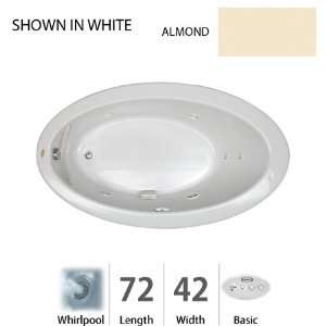  Jacuzzi RIV7242 WRL 2HX A Almond Riva 72 x 42 Riva Drop 