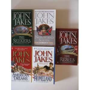  John Jakes 5 Book Set   The Seekers, The Rebels, Homeland 