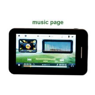 NEW 4.3 4GB Touch Screen  MP4 Player FM Radio Voice Recorder 