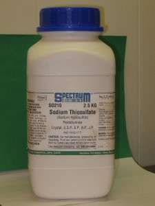 Sodium Thiosulfate Pentahydrate 2.5 kg  