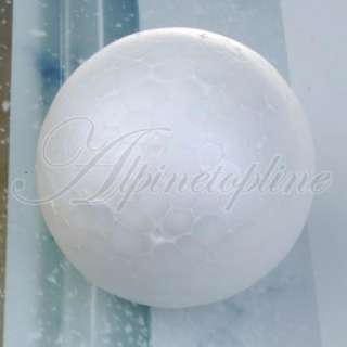 10 Polystyrene Foam Balls Wht 70mm Modelling DIY Craft  
