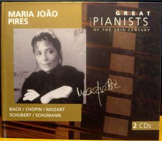 Great Pianists of the 20th Century Maria Joao Pires 2CD  