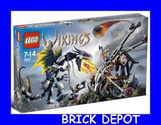 Lego 7021 Vikings Double Catapult Ofnir Dragon Sealed  