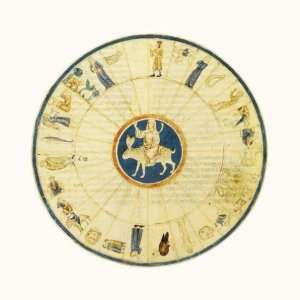  Astrological Chart II by Ptolemy. size 18 inches width by 