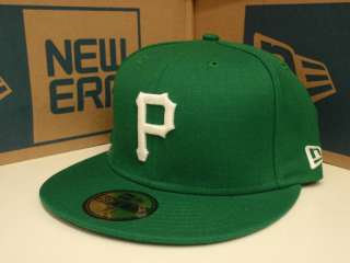 5950 Fitted Caps Pittsburgh Pirates New Era Hats Green  