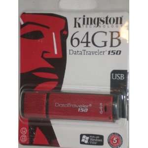  Kingston 64GB Flash Drive (USB 2) Data Traveler 150 